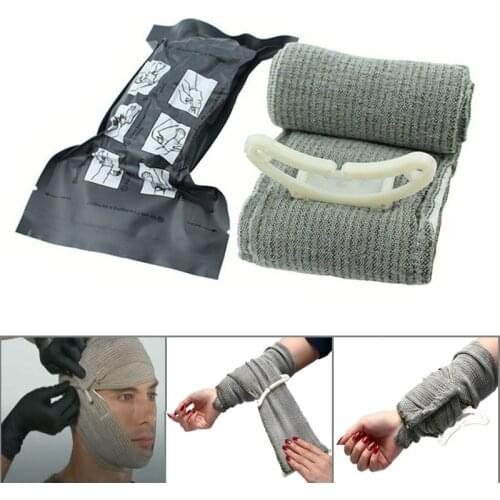 Care combat medic survive Israeli dressing wrap wound battle trauma rescue bandage Compress first army aid emergent urgent gauze