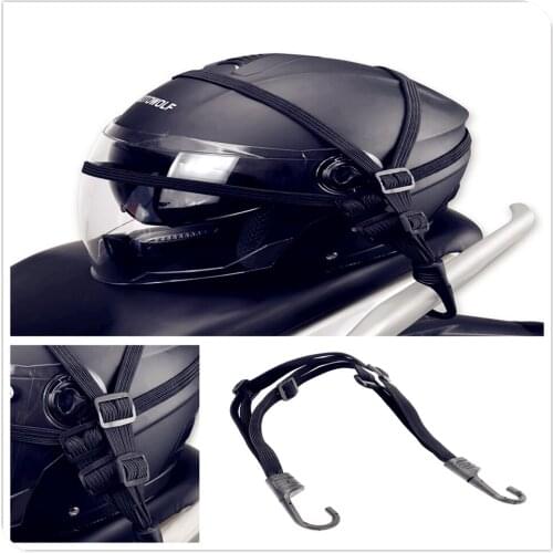 Motorcycle Hooks Mesh Organizer cargo Luggage Helmet Net for SUZUKI RGV250 VS800 Intruder VZ800 Marauder Bandit 650S