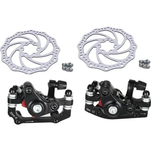 Mountain Bike Road Folding Bike Aluminum Machine Disc Brake Set