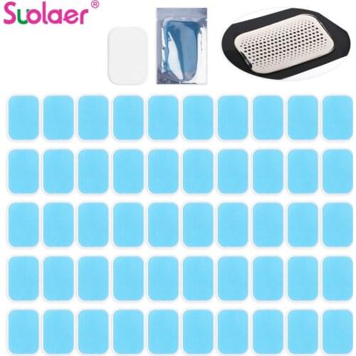 50/10PCS Gel Pads For EMS Abdominal Trainer Muscle Stimulator Exerciser Slimming Machine Accessories Slimming Products Wholesale