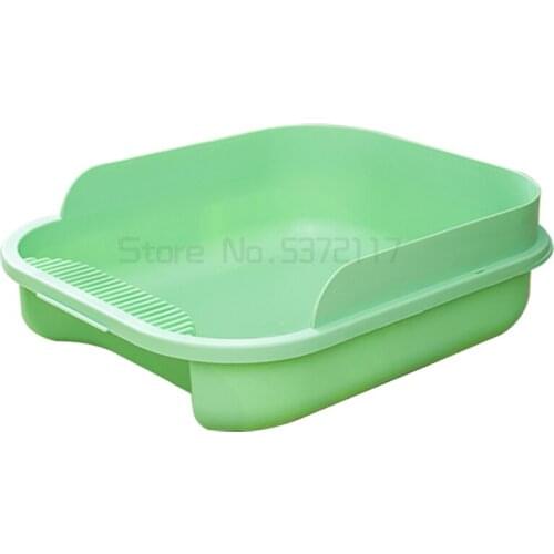 Cat litter basin large semi enclosed Cat Toilet anti splash small kitten super large sand basin excrement basin cat supplies