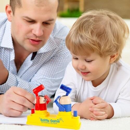 Baby Early Education Random Funny Mini Baby Toys Kids Doll Double Battle Game Parent-Child Interactive Hammer Hiding Game