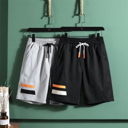 Mens shorts large size breeches pants summer casual loose off white Bermuda oversize 4XL High waist cargo boys shorts