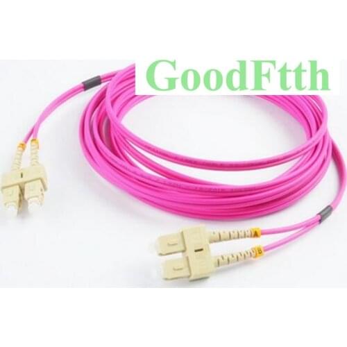 Fiber Optic Patch Cord Jumper Cable SC-SC Multimode OM4 Duplex GoodFtth 20-100m