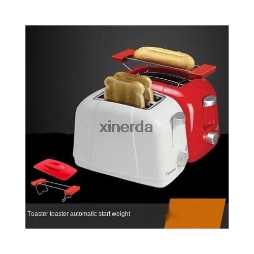 WST-978 New Family Stainless Steel Toaster Toys, Bread Maker, Toasters 220V/750W With a dust cover with a grill