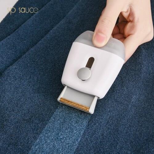 Japan Double Brush Head Portable Lint Remover Pet Hair Remover Brush Manual Lint Roller Sofa Clothes Cleaning Lint Brush