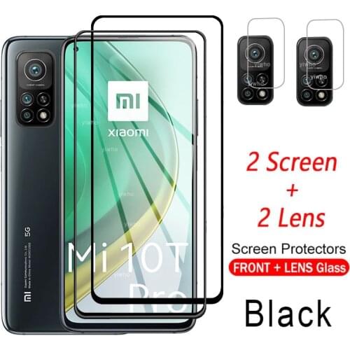 Tempered Glass for Xiaomi Mi 10t Pro 5G Protective GLass Screen Protector Xiao Mi 10 10T Lite 5G Camera Lens Mi10i 5G Safty Film
