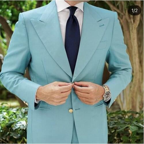 Plus Size Wide Lapel Costume Homme Marriage Men Suits Wedding Prom Terno Masculino Slim Groom Tuxedos Blazer 2 Pc Jacket+Pant