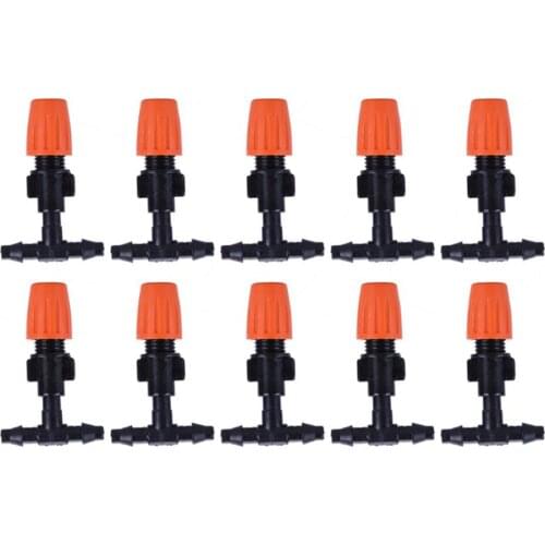 10PCS Micro Drip Irrigation Plant Self Garden Mist Sprinkler with Atomization Nozzle Water Control Sprayer Irrigation Supplies