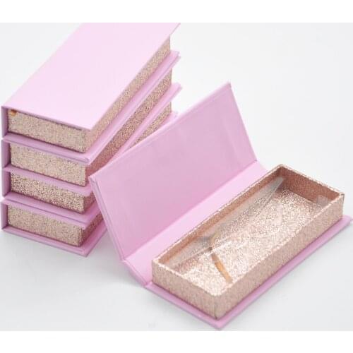 20pcs Wholesale false eyelash packaging custom Lash Boxes eyelash box package Makeup 25mm mink lashes Magnetic case bulk vendors