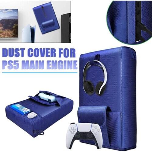 2021 New Dustproof Storage Protective Cover for PS5 DE/UHD Game Console Replacement Fabric Bag Waterproof Anti-fouling Protect
