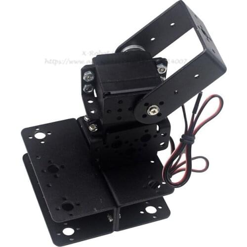 2DOF robot arm pan/tilt with 15KG 20KG servo applied to robot car robot arm