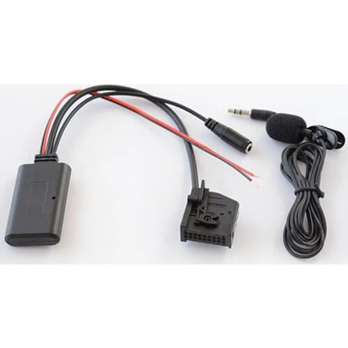 Biurlink Car Bluetooth Music Receiver Aux Adapter Calling Mic Handsfree Cable For Mercedes Benz Comand 2.0 APS W203 W209 W211