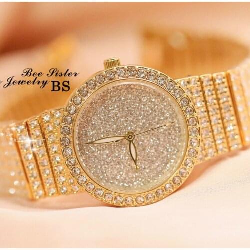 Crystal Women Watches designer brand luxury Diamond Rose Gold Woman Watch stylish Elegant ladies Wrist Watch Montre Femme