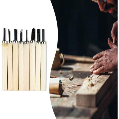 DIY Woodcut Knife Scorper Wood Carving Tool Engraving Knife Wooden Cutter Woodworking Nicking Cutter Graver Scalpel Accessories