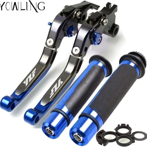 For YAMAHA YZFR25 YZFR3 YZF R3 R25 2015 2016 2017 Motorcycle Adjustable Folding Brake Clutch Levers Handlebar Grip Hand Grips