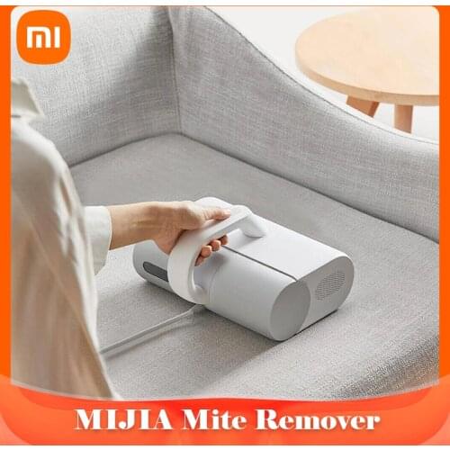 New XIAOMI MIJIA Mite Remover UV Sterilizer Disinfection Vacuum Cleaner Brush Quilt 12000PA Cyclone Suction Ultrasonic Cleaner