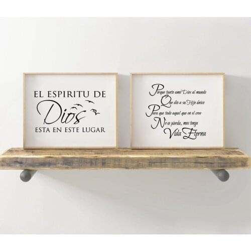 Spanish Version The Spirit Of God Canvas Prints Christian Wall Art Picture , Spanish Canvas Painting Home Wall Art Decor