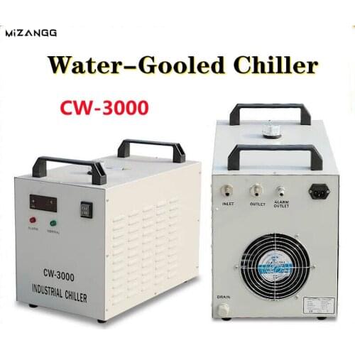 Laser Engraving Machine Chiller CW-3000AG Chiller Engraving Machine Spindle Cooling Water Tank Pump Laser Cutting Machine 220V