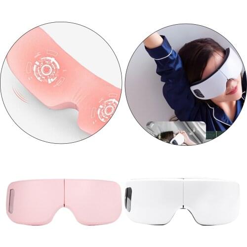 Eye Massager Heating Bluetooth Music Rechargeable Relieve Dry Eye Fatigue Eye Massager Mask Dry Eyes Stress Relax