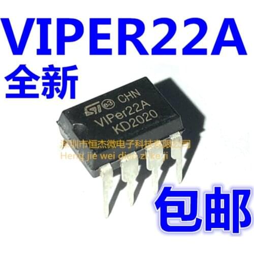 Xinyuan 10PCS/LOT VIPer22A DIP8 VIPer22 DIP 22A DIP-8