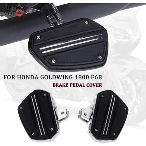 Motorcycle Non-slip Chrome Brake Pedal Cover For Honda Goldwing 1800 F6B GL1800 2018 2019 2020 2021 Motorcycle Accessories