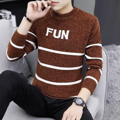 Loose Long Sleeve Mens Autumn Outfit in the Fall and Winter 2021 Turtleneck Men Sweater