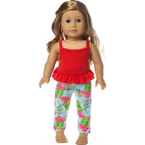 2021 New Pattern Ribbon Colorful Fish Scale Suit Fit 18Inch American 43cm Baby Doll Clothes Accessories,Girls Toys,Generation