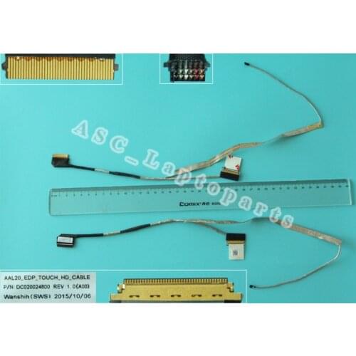 New Original LCD LED Video Flex Cable For DELL 15-5000 5558 5559 5555 5551 3558 40pin Laptop Screen Display Cable 0VTF97 DC02002