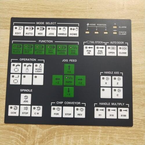FOR Doosan CNC Lathe Processing Center Machine Tool Operation Panel Button Film KB09A1HCJ