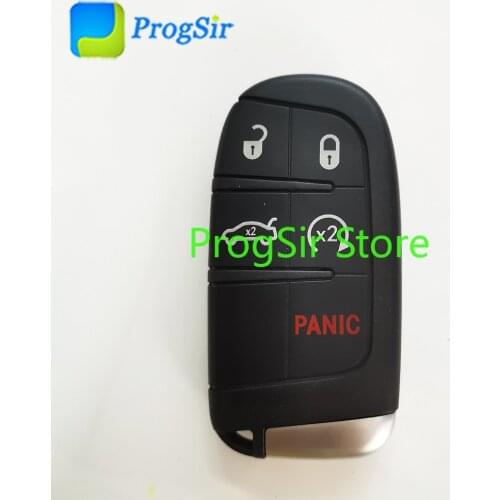 5 Button 434mhz Keyless Go Proximity Remote Control Key For Dodge For Chrysler 2011-2018 M3N 40821302 With 7945 7953 ID46 Chip