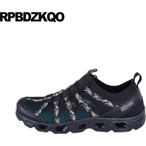 Waterproof Shoes Brand Famous Slip Resistant Summer Walking 11 Breathable Water Casual 2021 Big Size Black Men Lace Up Flats