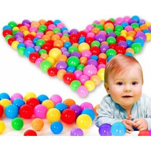 Funny Quality Secure Baby Kid Pit Toy Swim Fun Colorful Soft Plastic Ocean Ball