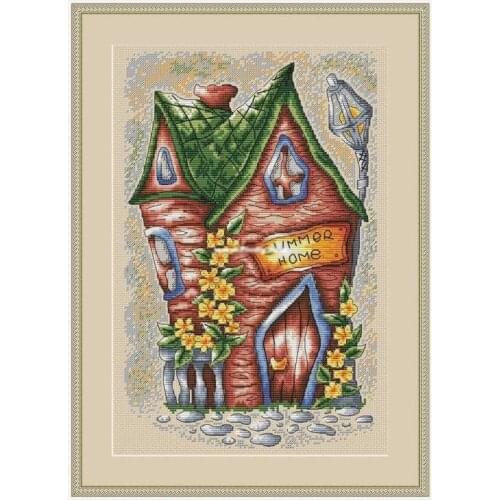 Green house Cross Stitch Kit Packages Counted Cross-Stitching Kits New Pattern Cross stich Painting Set