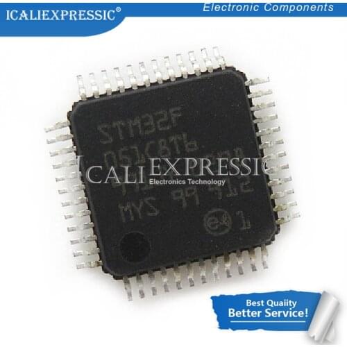 1PCS STM32F051C8T6 STM32F051C8 STM32F051 32F051 QFP-48 In Stock