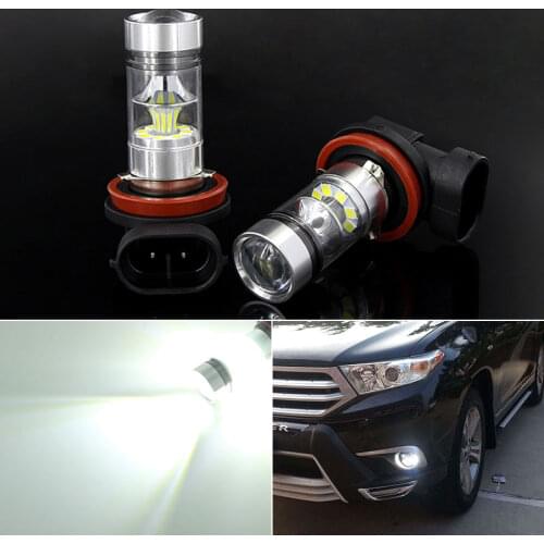 2Pcs H8 H11 CANbus no error Car Led Fog Lights Bulb for Toyota Land Cruiser Prado 150 Avensis Prius Crown For Subaru Forester XV