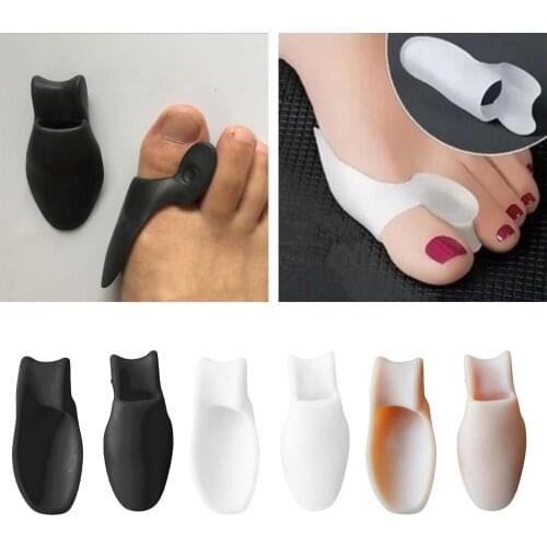 2x Rubber Toe Protectors Pad Relief Corrector Straightener Separator 3 Colors