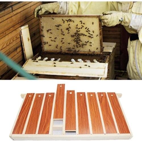 4cmx24cm Wood Queen Bee Storage Device Beehive Cage Frame for Queen Rearing Box Kit