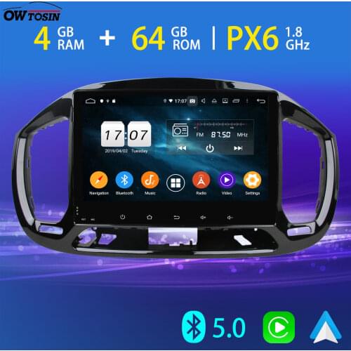 4G LTE PX6 4G+64G Car Multimedia Player For For Fiat Uno 2014-2020 Android 10 GPS Radio Bluetooth 5.0 Tethering DSP Auto Stereo