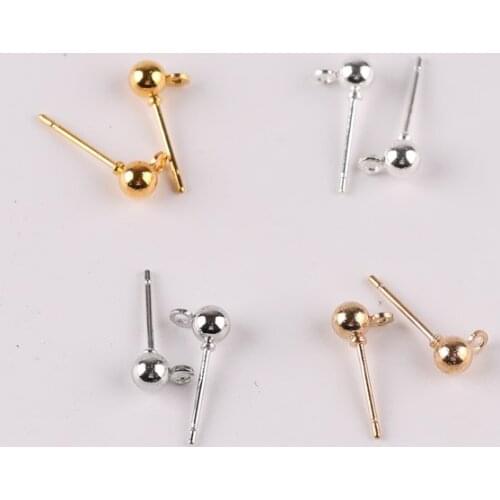 50pcs diy Jewelry Accessories Stud Earrings Hanging Pendants With Hanging Earrings