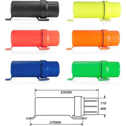 7 Colors Tool Tube Gloves Raincoat Storage Box Cap Holder Repair Box Document Holder For UTV/ATV JETSKI/TRUCK/MOTORCYCLE
