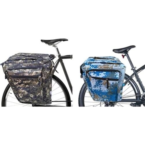 Bicycle Bags Luggage Rack, 30L Luggage Bags for Bike, Double Bag Bike Waterproof, Bike Bag