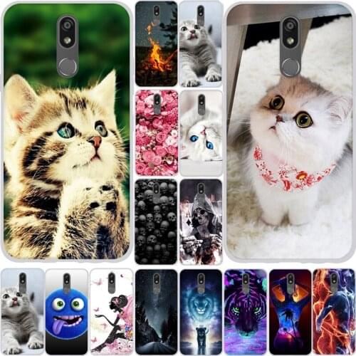 Coque For LG K40 / K12 Plus / X4 2019 Case Silicone Cover Soft TPU Cute Printed Phone Back Cover For LG K40 Case 5.7 inch Fundas