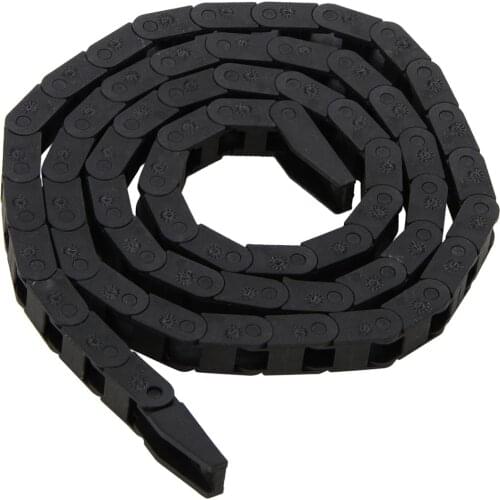 Black CNC Machine Tool 7*7mm Mayitr Plastic Nylon Cable Carrier Drag Chain Nested Wire Carriers Transmission Chains Towline