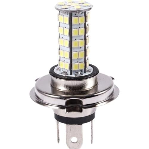 H4 3528 68-SMD LED 6500K 310-Lumen White Fog Light Bulb Headlight Car DC 12V