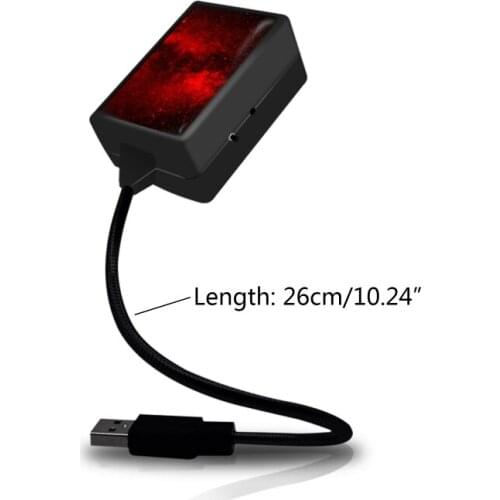 USB Car Interior Roof Atmosphere Starrry Sky Lamp LED Projector Star Night Light