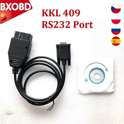 KKL 409 RS232 Port VAG Diagnostic Interface VAG KKL VAG 409 VAG-COM KKL 409 FTDI FT232RL VAG KKL Cable VAG COM Cable 409 VAG-COM