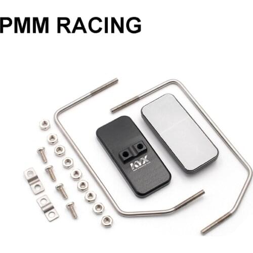 DIY Metal Rearview mirror For 1/10 RC Crawler Car Traxxas TRX4 D90 D110 SCX10 1/14 Tamiya Truck SCANIA MAN ACTROS Upgrade parts