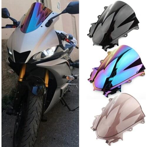 Motorbike PC Windshield Windscreen Wind Deflector For YAMAHA R25 R3A 19-20
