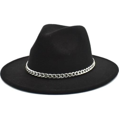 New Classic Winter Autumn Imitation Woolen Women Men Ladies Fedoras Top Jazz Hat European American Round Caps Bowler Hats 2021